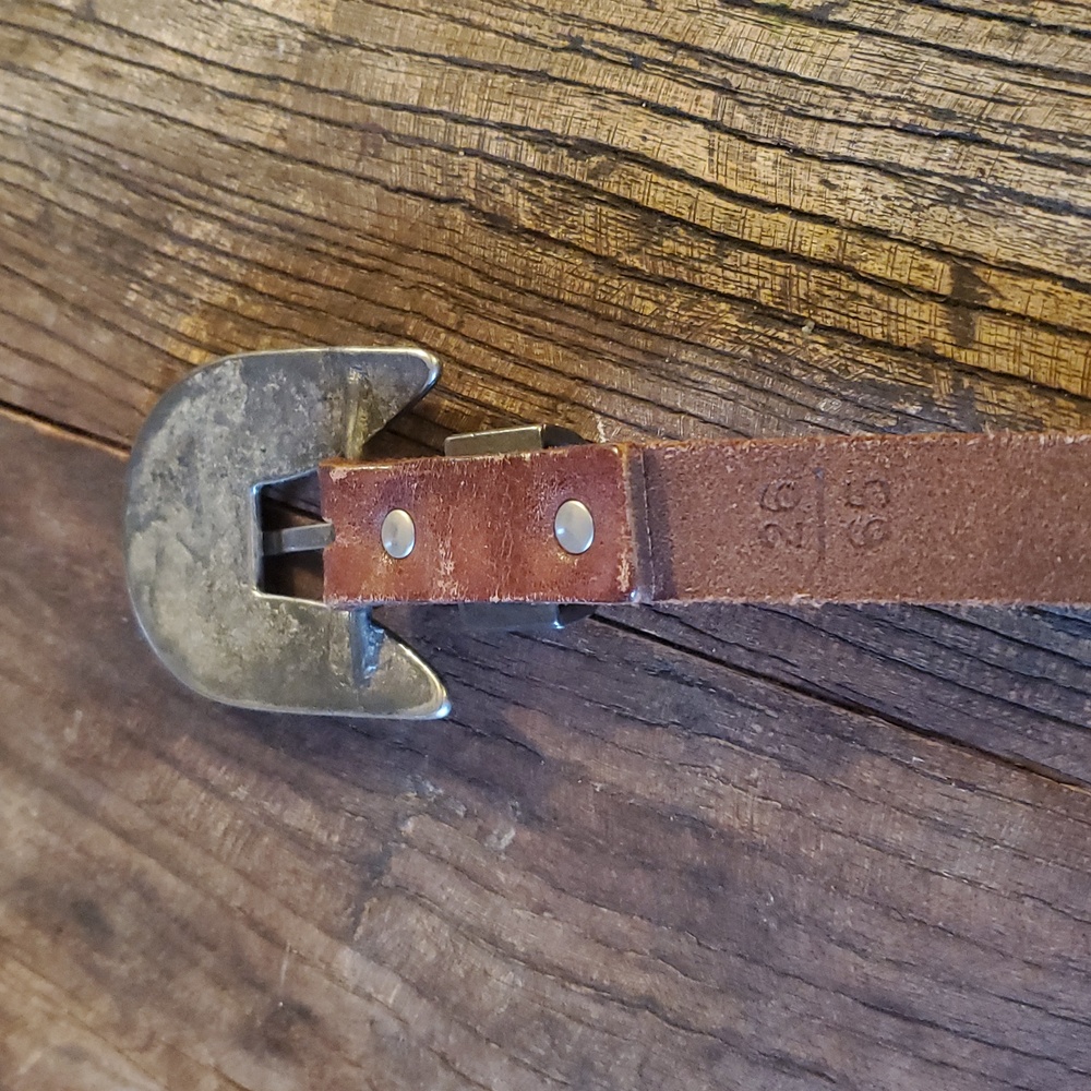 Banana Republic Safari &Travel Clothing Brown Leather Western Belt - Picture 8 of 8